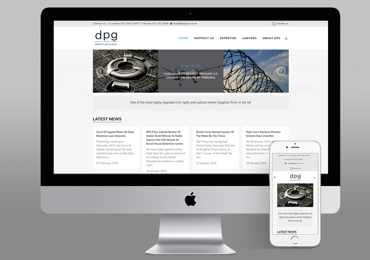 DPG Law website